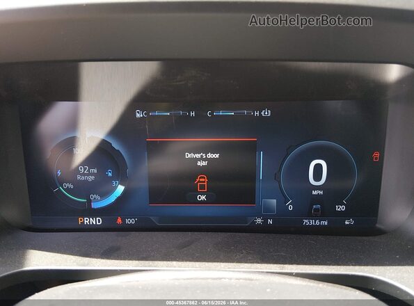 1FT6W3LU9SWG26543 2025 FORD F-150 LIGHTNING Light Blue Вид задних сидений
