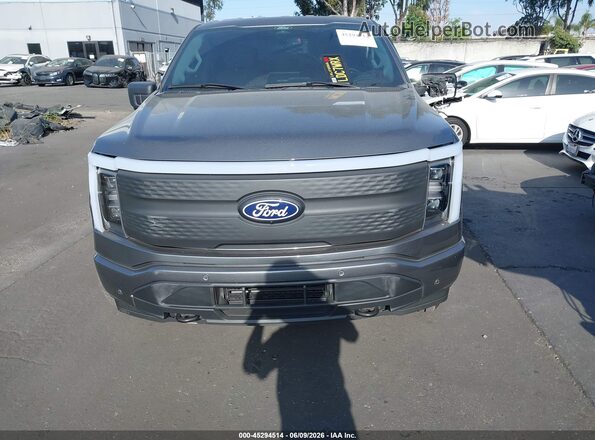 1FT6W3LUXSWG21495 2025 FORD F-150 LIGHTNING Gray Vista interior trasera