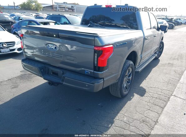 1FT6W3LUXSWG21495 2025 FORD F-150 LIGHTNING Gray Trasero derecho