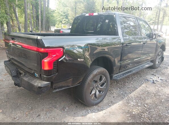 1FT6W5L7XRWG26681 2024 FORD F-150 LIGHTNING Black Rear right