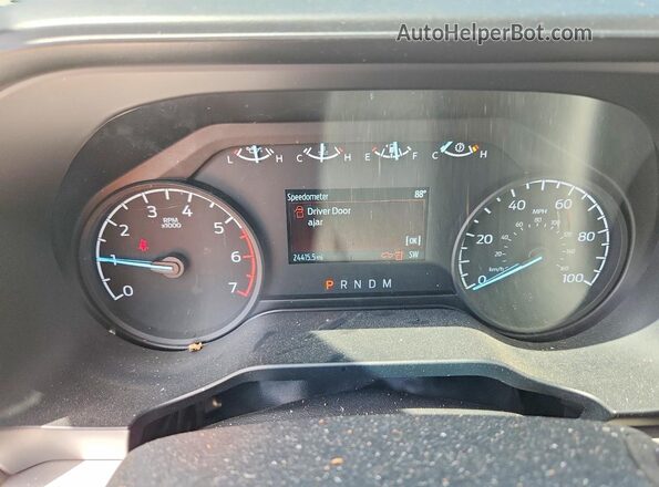 1FT7W2AA7RED67168 2024 FORD F250 White Instrument cluster view