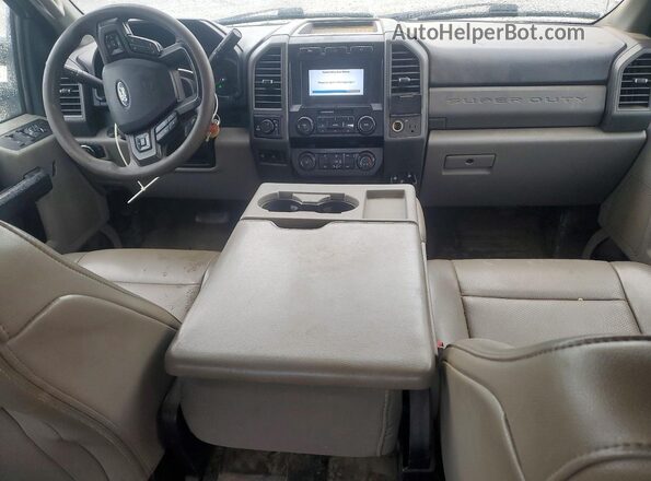 1FT7W2B60KED85270 2019 FORD F250 White Widok deski rozdzielczej