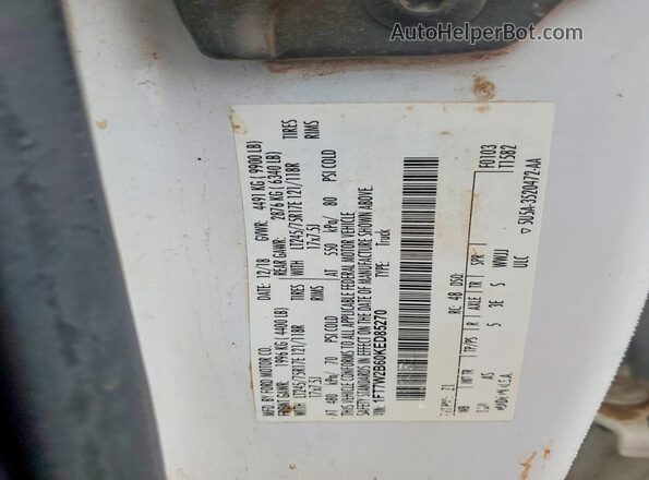 1FT7W2B60KED85270 2019 FORD F250 White Widok komory silnika