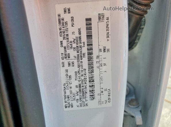 1FT7W2B60KEE34340 2019 FORD F250 White 