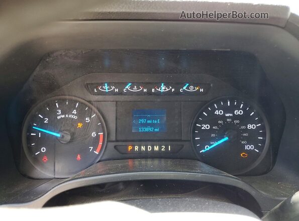 1FT7W2B61KED39480 2019 FORD F250 White Instrument cluster view