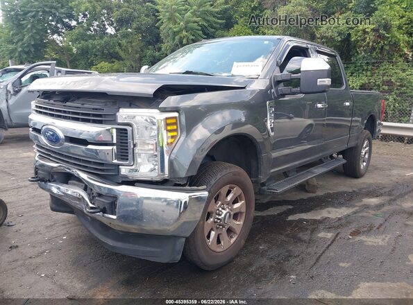 1FT7W2B63JEC45227 2018 FORD F-250 Gray წინა მარცხენა ხედი სამი მეოთხედიდან