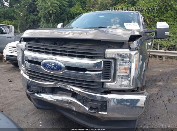 1FT7W2B63JEC45227 2018 FORD F-250 Gray ხელსაწყოთა პანელის ხედი