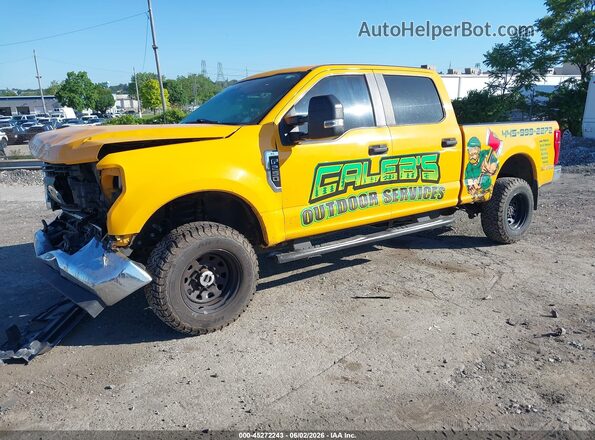 1FT7W2B63JEC83556 2018 FORD F-250 Yellow წინა მარცხენა ხედი სამი მეოთხედიდან