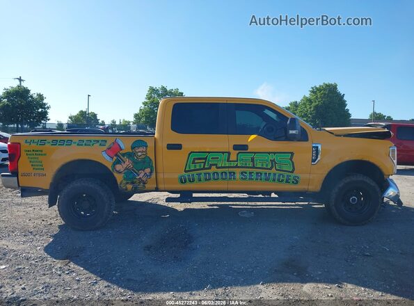 1FT7W2B63JEC83556 2018 FORD F-250 Yellow ხელსაწყოთა პანელის ხედი
