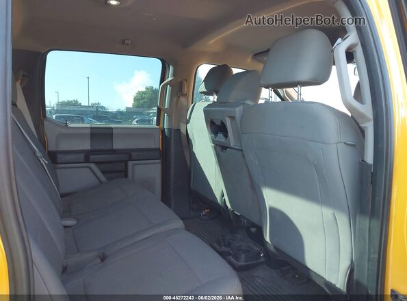 1FT7W2B63JEC83556 2018 FORD F-250 Yellow VIN კოდის სტიკერის ხედი