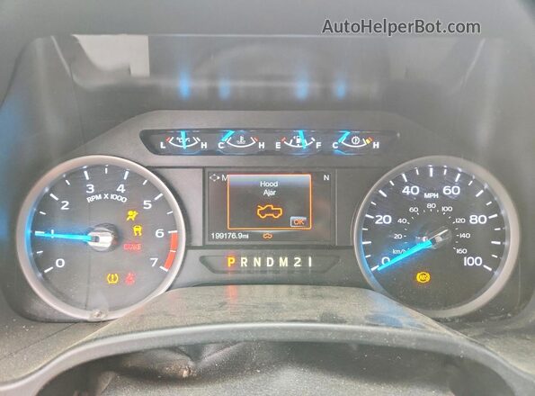 1FT7W2B64KED24262 2019 FORD F250 Серебряный Вид щитка приборов