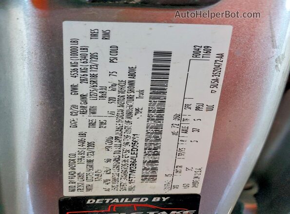 1FT7W2B64LED05681 2020 FORD F250 Silver Vista del compartimento del motor
