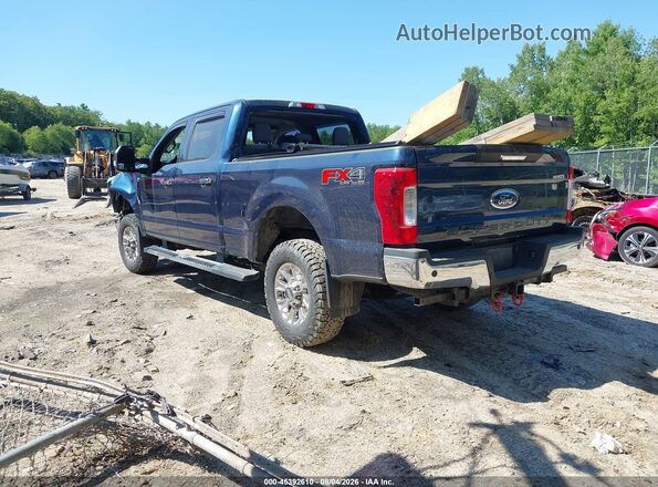 1FT7W2B65KED97849 2019 FORD F-250 Blue Հետևի ձախ