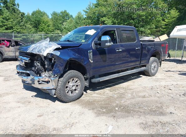 1FT7W2B65KED97849 2019 FORD F-250 Blue Առջևի ձախ երեք քառորդ տեսարան