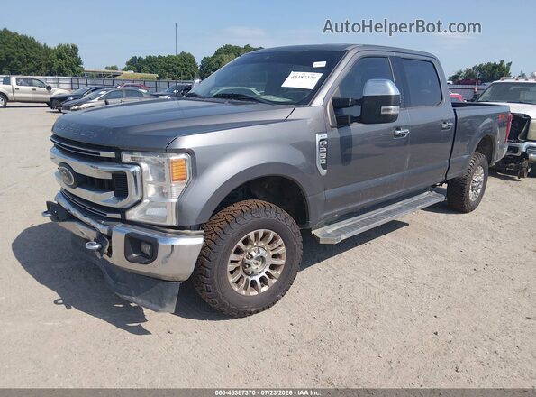 1FT7W2B65MEE12532 2021 FORD F-250 Gray Передня ліва чверть