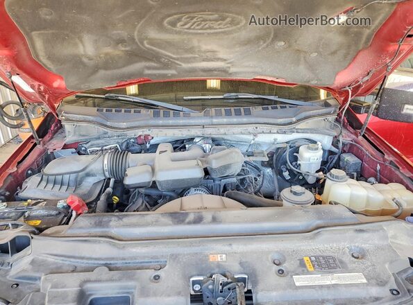 1FT7W2B66JEC97774 2018 FORD F250 Red Вид задньої частини салону