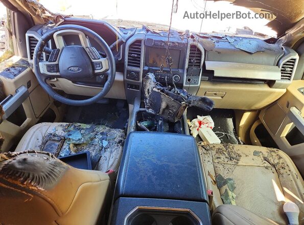 1FT7W2B66KEE09426 2019 FORD F250 Burn Առջևի վահանակի տեսք