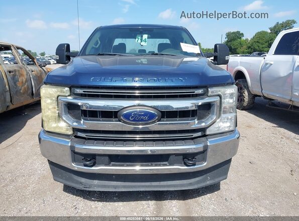 1FT7W2B66LEC87832 2020 FORD F-250 Dark Blue Вид щитка приборов