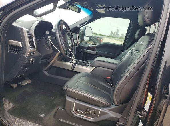 1FT7W2B67HEC94537 2017 FORD F250 Black წინა სალონის ხედი