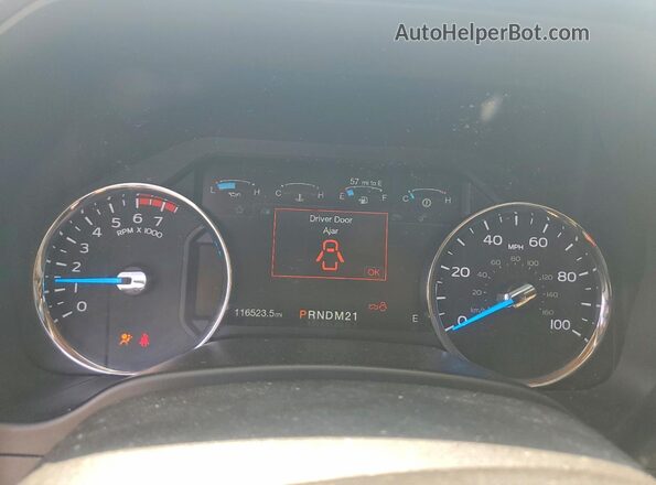 1FT7W2B67HEE00534 2017 FORD F250 Black Սարքավորումների վահանակի տեսք