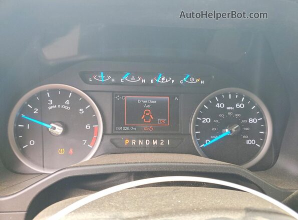 1FT7W2B68HEC10435 2017 FORD F250 Black Սարքավորումների վահանակի տեսք