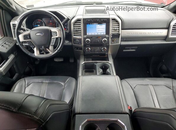 1FT7W2B68HEE89997 2017 FORD F250 White Widok deski rozdzielczej