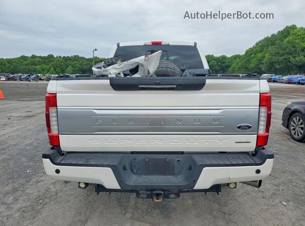 1FT7W2B68HEE89997 2017 FORD F250 White Widok z tyłu