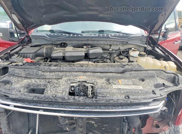 1FT7W2B68KEE10075 2019 FORD F250 Red Вид задньої частини салону