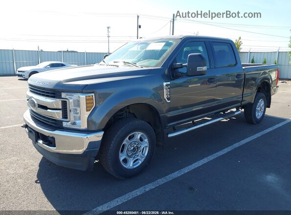 1FT7W2B68KEE27281 2019 FORD F-250 Gray Передня ліва чверть