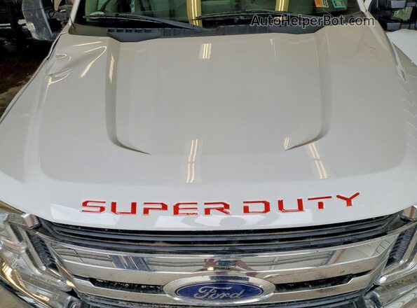 1FT7W2B68KEE35929 2019 FORD F250 White უკანა სალონის ხედი