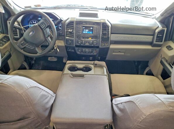 1FT7W2B68KEE35929 2019 FORD F250 White წინა პანელის ხედი