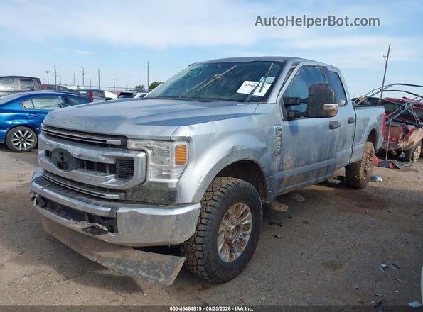 1FT7W2B68LEC22822 2020 FORD F-250 Silver წინა მარცხენა ხედი სამი მეოთხედიდან