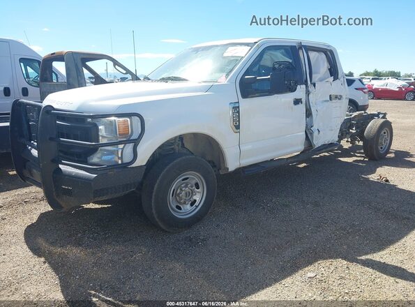 1FT7W2B68NEC14304 2022 FORD F-250 White Передня ліва чверть