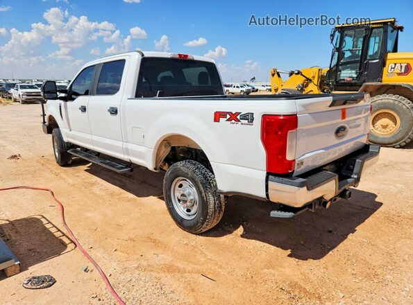 1FT7W2B69KEC22326 2019 FORD F250 White Trasero izquierdo
