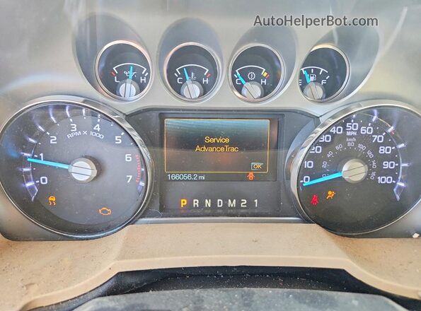 1FT7W2B6XGEA01910 2016 FORD F250 Black ხელსაწყოთა პანელის ხედი