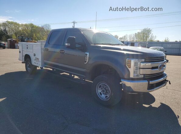 1FT7W2B6XJEC25217 2018 FORD F250 Gray Delantero derecho