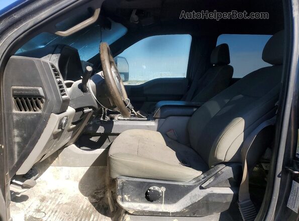1FT7W2B6XJEC25217 2018 FORD F250 Gray Vista interior delantera