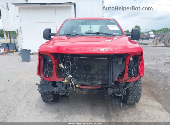 1FT7W2B6XKEE65403 2019 FORD F-250 Red Սարքավորումների վահանակի տեսք