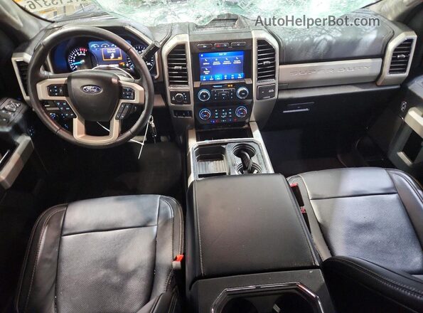 1FT7W2B6XKEF39645 2019 FORD F250 Black Dashboard view