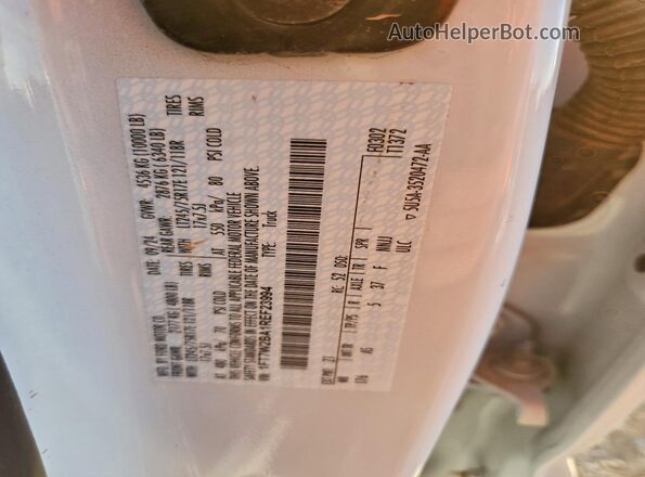 1FT7W2BA1REF23994 2024 FORD F250 White Widok naklejki z numerem VIN