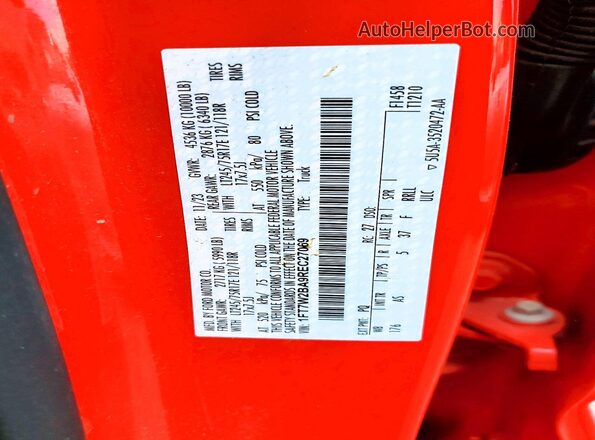 1FT7W2BA9REC27069 2024 FORD F250 Red 