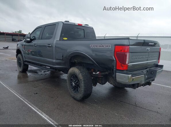 1FT7W2BN0NED71803 2022 FORD F-250 Gray Հետևի ձախ