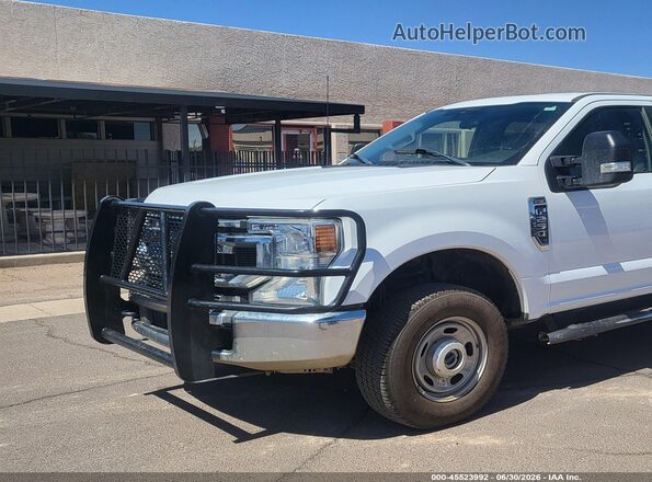 1FT7W2BN9NEF63849 2022 FORD F-250 White წინა მარცხენა ხედი სამი მეოთხედიდან