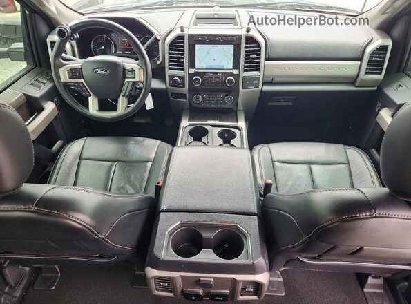 1FT7W2BNXLEC29052 2020 FORD F250 Black Dashboard view