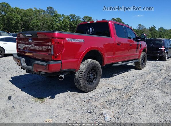 1FT7W2BNXNED69203 2022 FORD F-250 Red Rear right