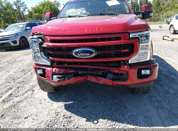 1FT7W2BNXNED69203 2022 FORD F-250 Red Front view
