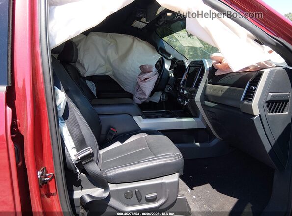 1FT7W2BNXNED69203 2022 FORD F-250 Red Front interior view