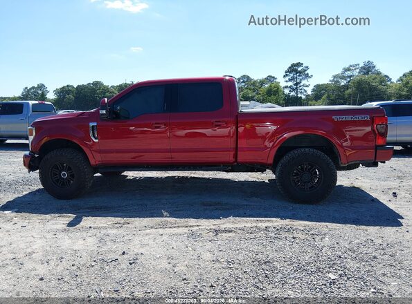 1FT7W2BNXNED69203 2022 FORD F-250 Red 360 interior view
