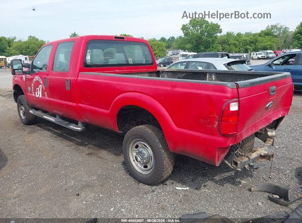 1FT7W2BT0GEC80452 2016 FORD F-250 Red Rear left