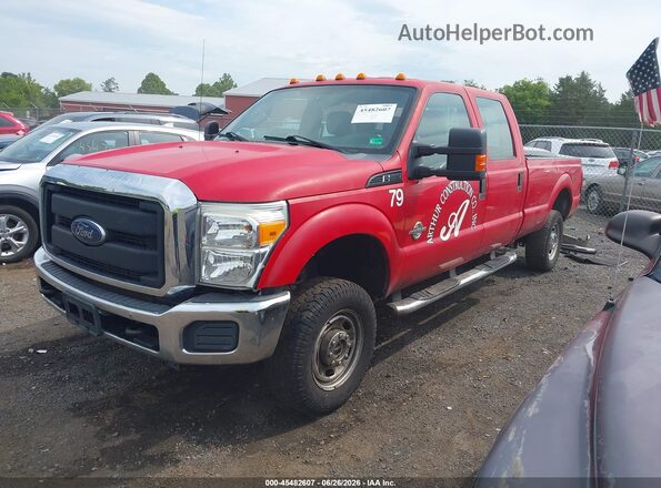 1FT7W2BT0GEC80452 2016 FORD F-250 Red Front left